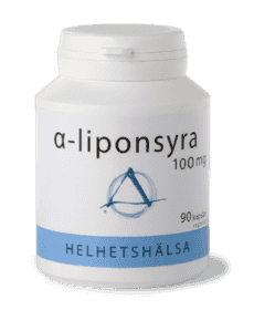Helhetshälsa Alfa-Liponsyra 100mg 90kap lipoic Helhetshälsa Alfa-Liponsyra 100mg 90kap lipoic