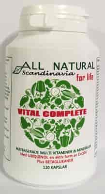 All Natural Vital Complete Multi Vitaminer & Mineraler, 120kap All Natural Vital Complete Multi Vitaminer & Mineraler, 120kap