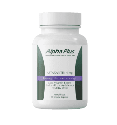 Alpha Plus Astaxantin 4 mg 60 kap Alpha Plus Astaxantin 4 mg 60 kap