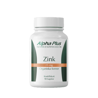 Alpha Plus Zink 25 mg 90 kap Alpha Plus Zink 25 mg 90 kap