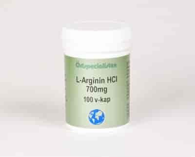Örtspecialisten L-arginin HCL 700mg 100 Veg. Kapslar Örtspecialisten L-arginin HCL 700mg 100 Veg. Kapslar