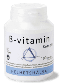 Helhetshälsa B-vitaminkomplex 100 kap Helhetshälsa B-vitaminkomplex 100 kap
