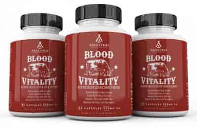 Ancestral Supplements Grass-Fed Beef Blood Vitality 180 kapslar Ancestral Supplements Grass-Fed Beef Blood Vitality 180 kapslar