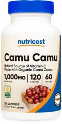 Nutricost Camu Camu 500 mg 120 Kapslar Nutricost Camu Camu 500 mg 120 Kapslar