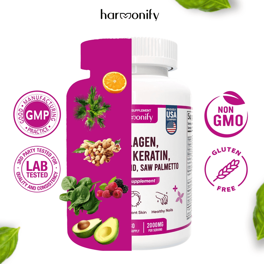 Harmonify Collagen Biotin Keratin 60 Kapslar Harmonify Collagen Biotin Keratin 60 Kapslar