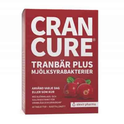 Cran Cure Tranbär Plus Mjölksyrabakterier 60tab Cran Cure Tranbär Plus Mjölksyrabakterier 60tab