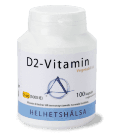 Helhetshälsa D3-Vitamin 3000 IU Vegan 100 kap Helhetshälsa D3-Vitamin 3000 IU Vegan 100 kap