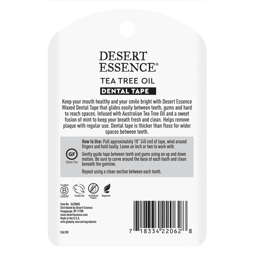 Desert Essence Tea Tree oil Dental Tape 27,4m Desert Essence Tea Tree oil Dental Tape 27,4m