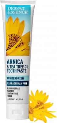 Desert Essence Arnica & Tea Tree Oil Toothpaste Fluorfri 176 g Desert Essence Arnica & Tea Tree Oil Toothpaste Fluorfri 176 g