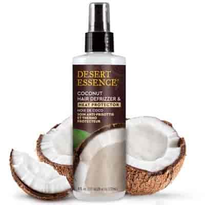 Desert Essence Coconut Hair Defrizzer & Heat Protector 237 ml Desert Essence Coconut Hair Defrizzer & Heat Protector 237 ml