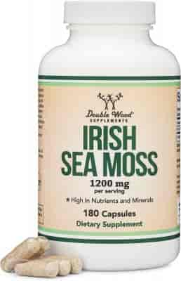 Double Wood Irish Sea Moss 600mg, 180kap Double Wood Irish Sea Moss 600mg, 180kap