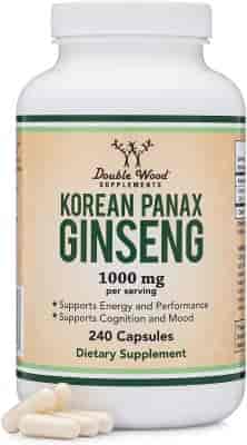 Double Wood Korean Panax Ginseng 500mg, 240kap Double Wood Korean Panax Ginseng 500mg, 240kap