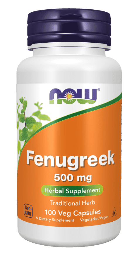Now Fenugreek 500 mg 100 kap Now Fenugreek 500 mg 100 kap