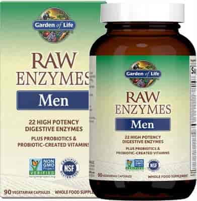 Garden of Life Raw Enzymes, Men, 90kap Garden of Life Raw Enzymes, Men, 90kap