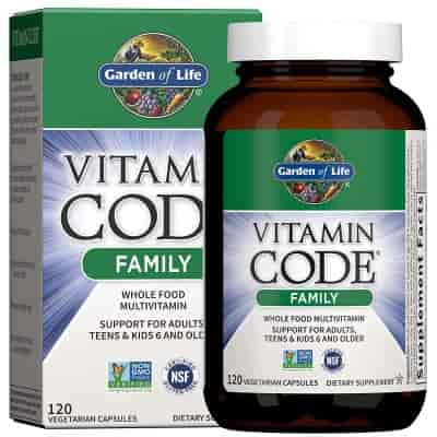 Garden of Life Vitamin Code Family Multivitamin, 120 Veg Kap Garden of Life Vitamin Code Family Multivitamin, 120 Veg Kap