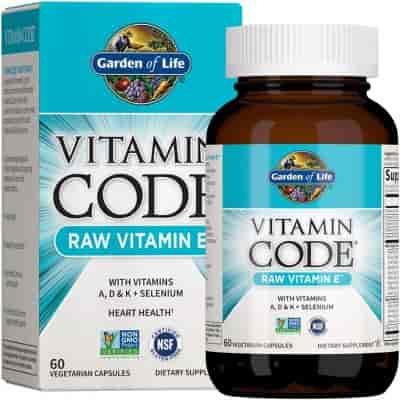 Garden of Life Vitamin Code Raw E 250IU, 60 Veg Kap Garden of Life Vitamin Code Raw E 250IU, 60 Veg Kap