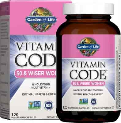 Garden of Life Vitamin Code Women's Multivitamin 50 & Wiser, 120 Veg Kap Garden of Life Vitamin Code Women's Multivitamin 50 & Wiser, 120 Veg Kap