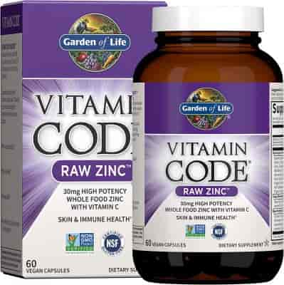 Garden of Life Vitamin Code Raw Zinc 30mg, 60kap Garden of Life Vitamin Code Raw Zinc 30mg, 60kap