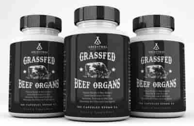 Ancestral Supplements Grass-Fed Beef Organs 180 kapslar Ancestral Supplements Grass-Fed Beef Organs 180 kapslar