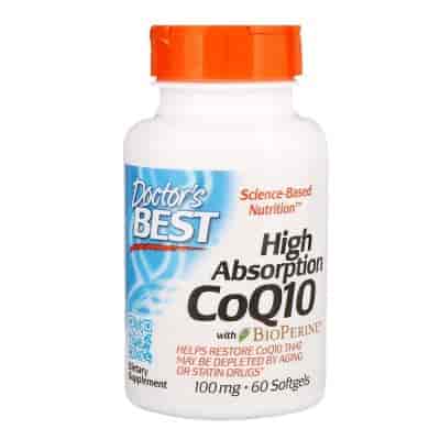 Dr. Best CoQ10 100mg 60 Softgels Dr. Best CoQ10 100mg 60 Softgels