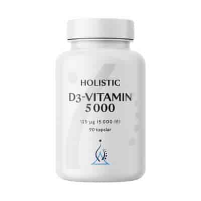 Holistic D3-Vitamin 5000 IU 90 kap Holistic D3-Vitamin 5000 IU 90 kap