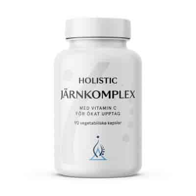 Holistic Järnkomplex 25 mg 90 kap Holistic Järnkomplex 25 mg 90 kap