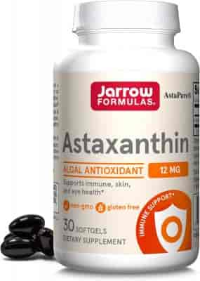 Jarrow Formulas Astaxanthin 12 mg 30 Softgels Jarrow Formulas Astaxanthin 12 mg 30 Softgels