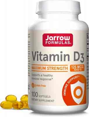 Jarrow Formulas D3-Vitamin 5000 IU 100 kap Jarrow Formulas D3-Vitamin 5000 IU 100 kap