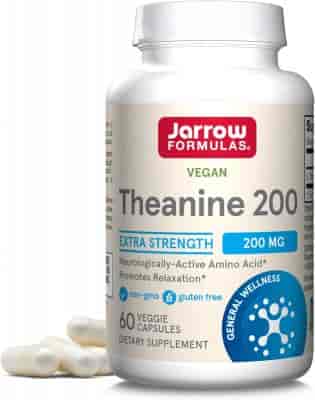 Jarrow Formulas Theanine teanin 200mg 60 Kaplsar Jarrow Formulas Theanine teanin 200mg 60 Kaplsar