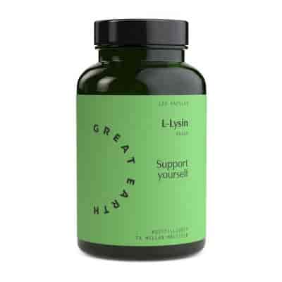 Great Earth L-Lysine 500 mg 120 kap Great Earth L-Lysine 500 mg 120 kap