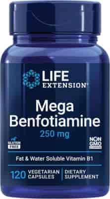 Life Extension Mega Benfotiamine 250 mg 120 Veg Kapslar Life Extension Mega Benfotiamine 250 mg 120 Veg Kapslar