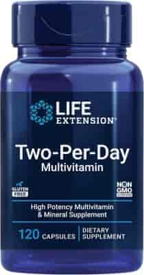 Life Extension Two-Per-Day Multivitamin 120 Kap Life Extension Two-Per-Day Multivitamin 120 Kap