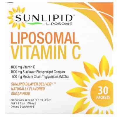 SunLipid, Liposomal Vitamin C 30 portionspåsar SunLipid, Liposomal Vitamin C 30 portionspåsar