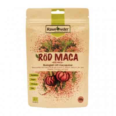 Rawpowder Maca pulver röd 200g EKO Rawpowder Maca pulver röd 200g EKO