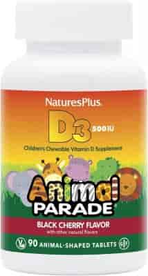 Natures Plus Vitamin D3 Animal Parade 90 Tuggtabletter Natures Plus Vitamin D3 Animal Parade 90 Tuggtabletter