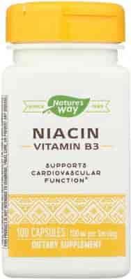 Natures Way Niacin 100 mg 100 Kapslar Natures Way Niacin 100 mg 100 Kapslar