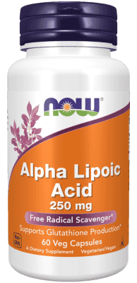 Now Alpha Lipoic Acid 250 mg 60 Veg Kapslar Now Alpha Lipoic Acid 250 mg 60 Veg Kapslar