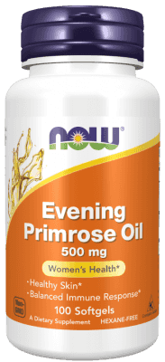 Now Evening Primrose Oil 500 mg, 100 Softgels Now Evening Primrose Oil 500 mg, 100 Softgels