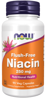 Now Flush-Free Niacin 250 mg 90 Veg Kapslar Now Flush-Free Niacin 250 mg 90 Veg Kapslar