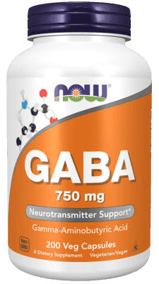Now GABA 750 mg 200 Veg Kapslar Now GABA 750 mg 200 Veg Kapslar