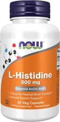 Now L-Histidine 600 mg 60 Veg Kapslar Now L-Histidine 600 mg 60 Veg Kapslar