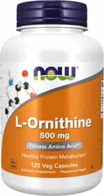 Now L-Ornithine 500 mg 120 Veg Kapslar Now L-Ornithine 500 mg 120 Veg Kapslar