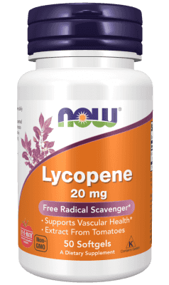 Now Lycopene 20 mg 50 Softgels Now Lycopene 20 mg 50 Softgels
