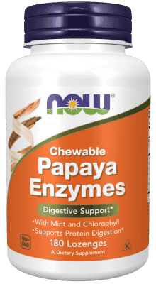 Now Papaya Enzyme 180 Lozenges Now Papaya Enzyme 180 Lozenges