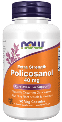 Now Policosanol Extra Strength 40 mg 90 Veg Kapslar Now Policosanol Extra Strength 40 mg 90 Veg Kapslar