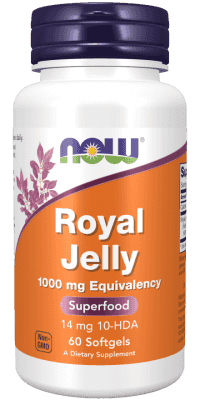 Now Royal Jelly 1000 mg 60 Softgels Now Royal Jelly 1000 mg 60 Softgels