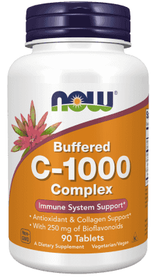 Now Vitamin C-1000 Complex Buffered 90 Tabletter Now Vitamin C-1000 Complex Buffered 90 Tabletter