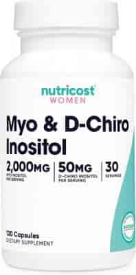 Nutricost Women Myo & D Chiro Inositol 500 mg 120 Kapslar Nutricost Women Myo & D Chiro Inositol 500 mg 120 Kapslar