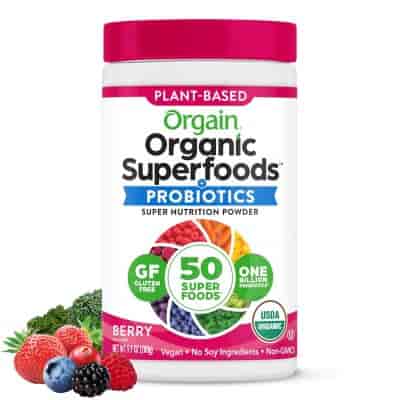 Orgain Organic Greens Powder + 50 Superfoods, Berry 280g Orgain Organic Greens Powder + 50 Superfoods, Berry 280g