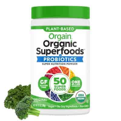 Orgain Organic Greens Powder + 50 Superfoods, Original 280g Orgain Organic Greens Powder + 50 Superfoods, Original 280g